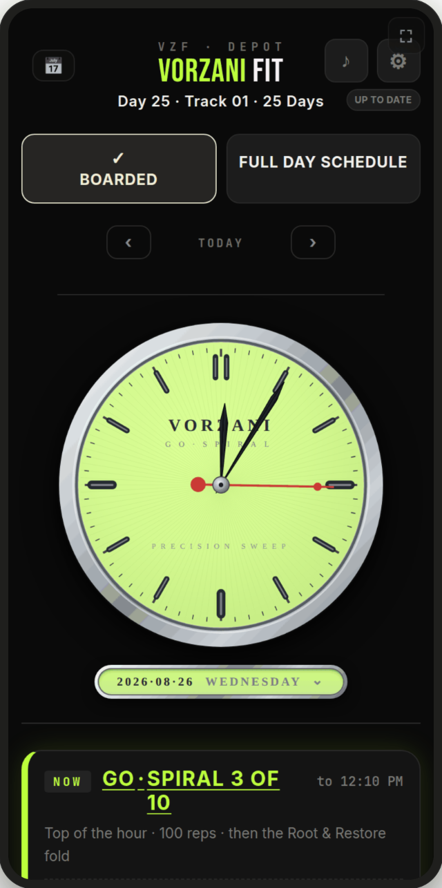 App screens
